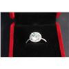 Image 10 : ^2.00 CT GRA Certified Round Brilliant Cut Moissanite VVS D Color with 35 Round Cut Cubic Zirconium 