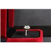 Image 6 : ^2.00 CT GRA Certified Round Brilliant Cut Moissanite VVS D Color with 35 Round Cut Cubic Zirconium 