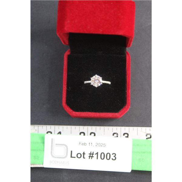 ^2.00 CT GRA Certified Round Brilliant Cut Moissanite VVS D Color with 18 Round Cut Cubic Zirconium 