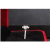 Image 7 : ^2.00 CT GRA Certified Round Brilliant Cut Moissanite VVS D Color with 18 Round Cut Cubic Zirconium 