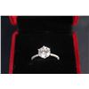 Image 8 : ^2.00 CT GRA Certified Round Brilliant Cut Moissanite VVS D Color with 18 Round Cut Cubic Zirconium 