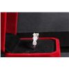 Image 7 : ^3.60 CT TW GRA Certified Round Brilliant Cut Moissanite VVS D Color with 5 Round Cut Moissanite Set