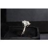 Image 6 : ^5.00 CT GRA Certified Round Brilliant Cut Moissanite VVS Set in 925 Silver Ring - Size 9 - Retail V