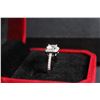 Image 6 : ^1.00 CT GRA Certified Round Brilliant Cut Moissanite VVS D Color with 28 Round Cut Cubic Zirconium 