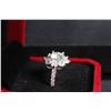Image 6 : ^2.00 CT GRA Certified Round Brilliant Cut Moissanite VVS D Color with 8 Round Cut Cubic Zirconium S