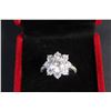 Image 7 : ^2.00 CT GRA Certified Round Brilliant Cut Moissanite VVS D Color with 8 Round Cut Cubic Zirconium S