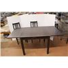 Image 6 : ** Extending Kitchen Table- 36'' x 36'' x 29'', 66.5'' Extended w/ (4) Chairs- Some Damage