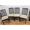Image 2 : **(4) Cushioned Dining Table Chairs- Some Damage
