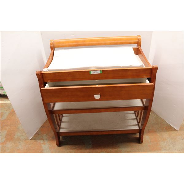 *Wooden Baby Change Table- 38'' x 23'' x 36''
