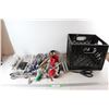 Image 1 : Kitchen Utensils, Spoons, Forks, Scissors, Misc., Milk Crate