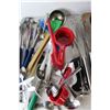 Image 3 : Kitchen Utensils, Spoons, Forks, Scissors, Misc., Milk Crate
