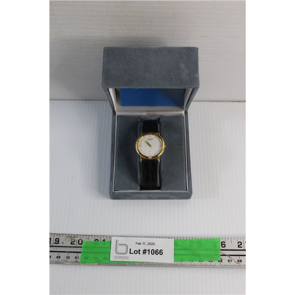 Samsung Quartz Wrist Watch with Leather Bracelet - Tested