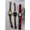 Image 2 : (4) Wrist & Pocket Watches - Casio. Westclox, Cardinal and Louis Arden - As Is