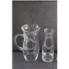 Image 3 : Glass Pitcher and (3) Glass Vases