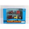 Image 2 : Farm Country Die Cast Case IH Tractor and Implement Set - Sealed