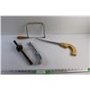 Image 1 : Keyhole & Bow Saws and (2) Pusher Sticks