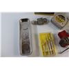 Image 3 : Husky Tool Bag, Magnetic Hardware Trays, Measuring Tape, Maxi Punch Set, Bench Vise and Misc.