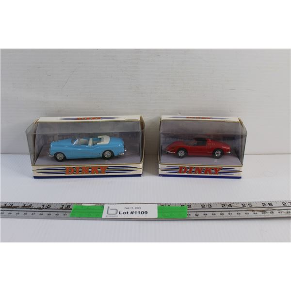 (2) Dinky Match Box Die Cast Toy Cars