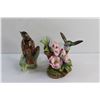 Image 4 : Porcelain Floral and Wild Bird Decorations