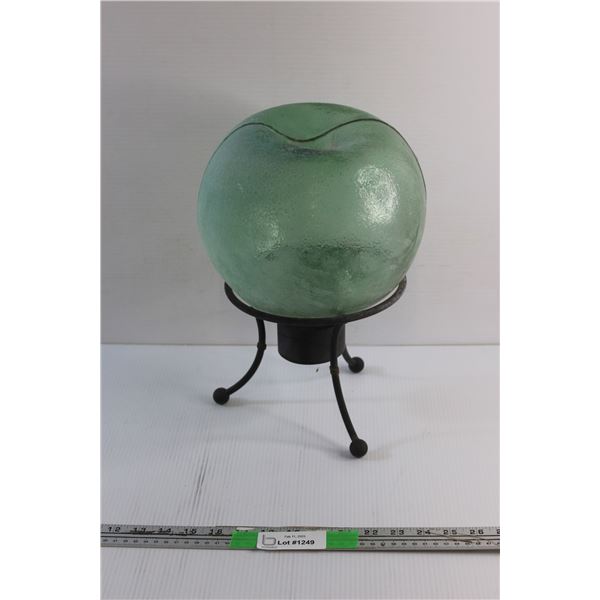 Glass Sphere and Wired Stand