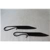 Image 5 : (2) Blacksmith Made Knives - Longest Blade 7''