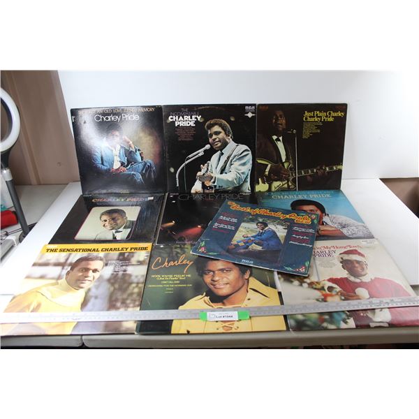 (10) Charley Pride Vinyl Records