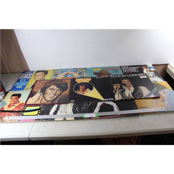 (11) Elvis Presley Vinyl Records