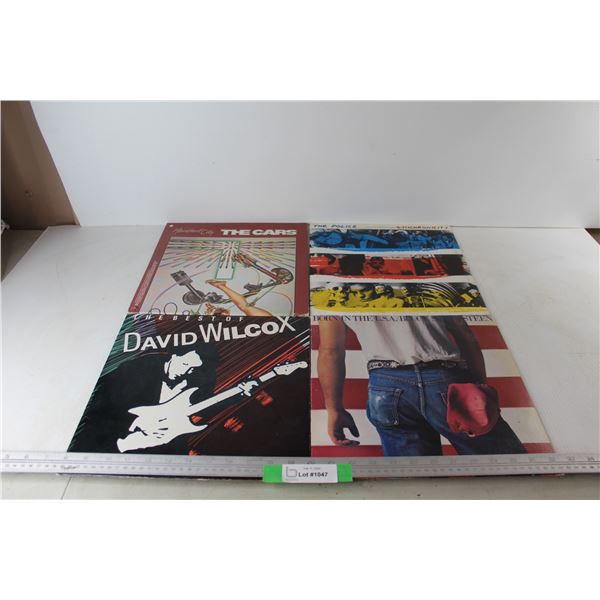 (4) Vinyl Records, The Cars, The Police, Bruce Springsteen, Misc.
