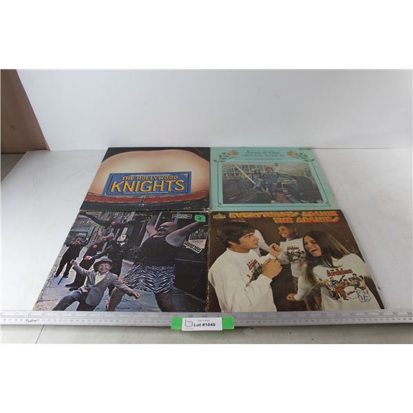 (4) Vinyl Records, The Archies, Sonny & Cher, The Hollywood Knights, Misc.