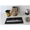 Image 2 : McDonalds Batman Forever Two- Face Glass, Green Bay packer Coffee Cup, S.S. Uganda Picture, Misc.