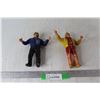 Image 1 : (2) Vintage WWF Wrestling Action Figures- Some Wear