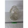 Image 1 : Vintage Barrel Style Glass Jug- 12'' Tall