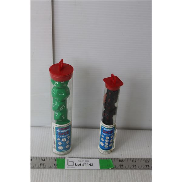 (2) Sets of Polyhedral Dice