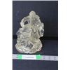 Image 1 : Glass Family Figurine 8" Tall