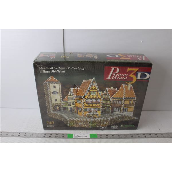 Puzz3D Rothenburg Medieval Village Kit-Sealed