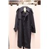 Image 1 : * Protocol Men's Navy Blue Trench Coat - Size Large