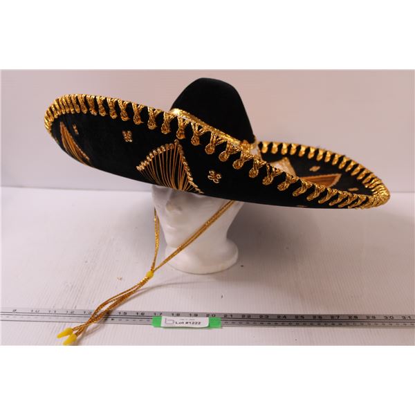 Pigalle Sombrero Hat - Made in Mexico - 23" x 6"