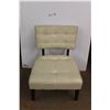 Image 1 : *Faux Leather Side Chair 34'' x 30'' x 26 1/2'' - Some Damage