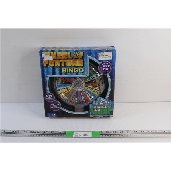 Wheel of Fortune Bingo Game