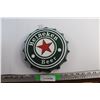 Image 1 : 9'' Heineken Beer Bottle Cap Sign