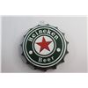 Image 2 : 9'' Heineken Beer Bottle Cap Sign