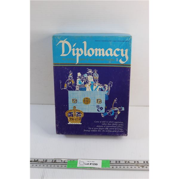 Vintage Diplomacy Bookcase Game