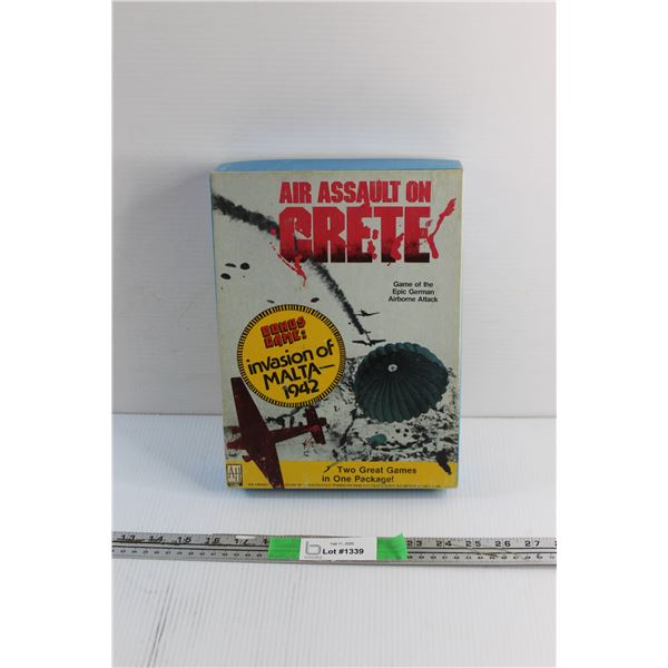 Vintage Air Assault on Crete Bookcase Game