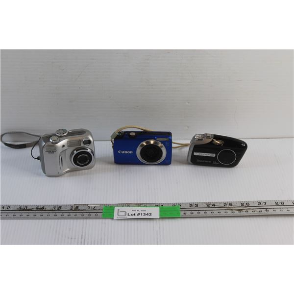 Nikon, Canon and Olympus Digital Cameras - As Is