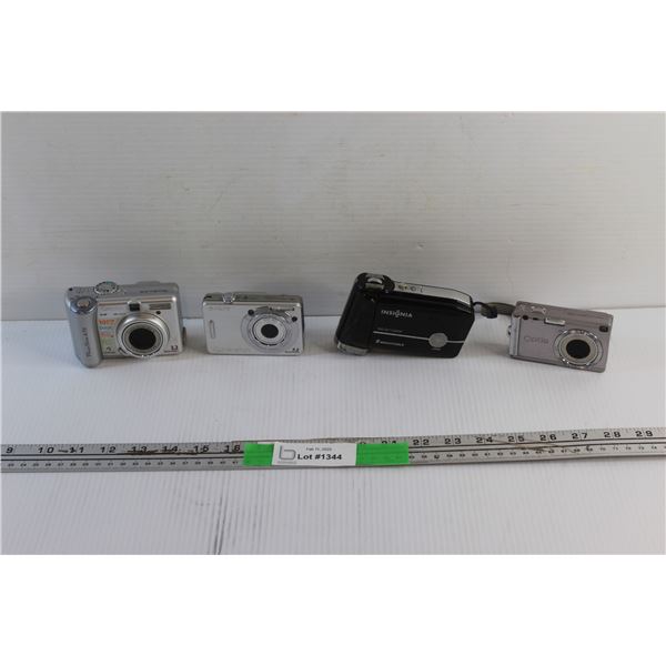 Canon, Sony, Insignia and Optio Digital Cameras - As Is