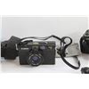 Image 4 : Canon & Ricoh Digital and Film Cameras and Hitacon Camera Flash - As Is