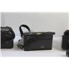 Image 7 : Canon & Ricoh Digital and Film Cameras and Hitacon Camera Flash - As Is