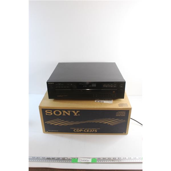 Sony Compact Disk Player - Power On, As Is