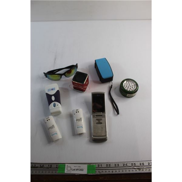 LG Flip Phone, Portable Speakers, Sunglasses and Iqos - As Is