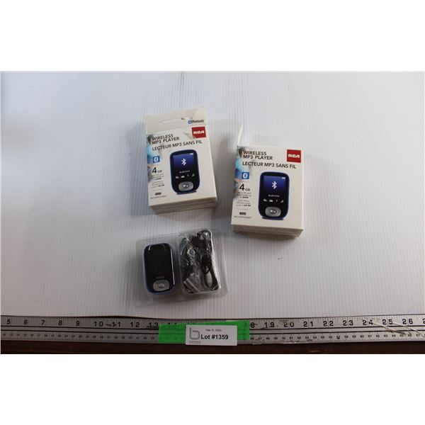 (2) RCA Wireless MP3 Players - As Is